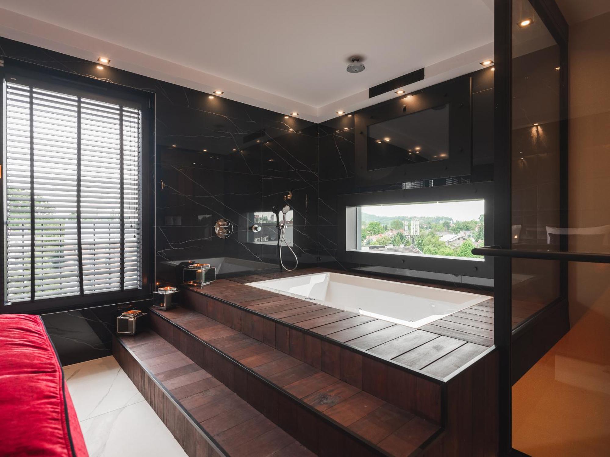 Ferienwohnung Art Penthouse With Jacuzzi - Krakow Center Exterior foto